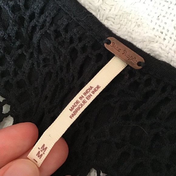 Free People Lace Patchwork Long Sleeve Shirt - Picture 4 of 7